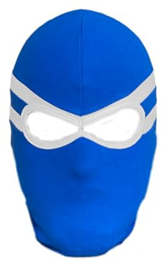 PGWEAR Sturmhaube Clash – Klassische Balaclava mit farbigem Augenstreifen – Gesichtsmaske aus Baumwolle & Lycra Made in Europe