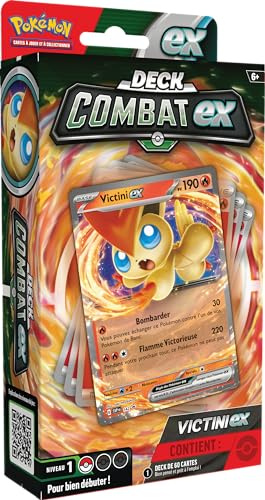 Pokémon JCC Deck Combat Victini-ex (Deck de 60 Cartas Listo para Usar)
