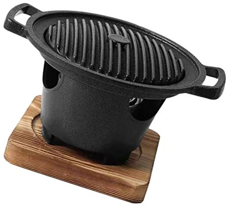 HANABASS Indoor Grillplatte Für Bbq Mit Separater Ölauffangplatte Geeignet Für Steaks Hähnchen Fisch Burger Und Gemüse Rauchfrei Für Haushaltsgrill