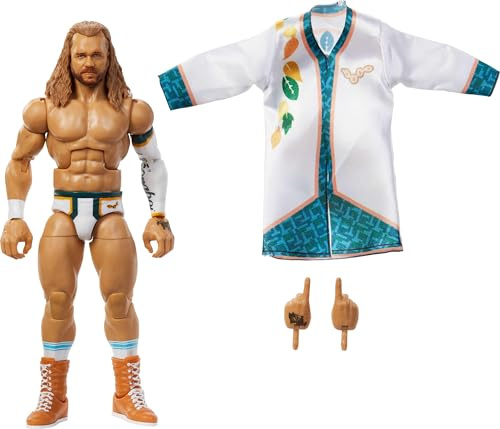 Mattel WWE Elite Actionfigur und Zubehör, Serie #115, ca. 15 cm große Sammelfigur Tyler Bate mit 25 Bewegungspunkten und austauschbaren Händen, JCJ02, [Mehrfarbig]