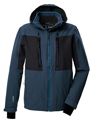 Killtec Herren Ksw 47 Mn Ski Jckt Skijacke/Funktionsjacke mit abzipbarer Kapuze und Schneefang