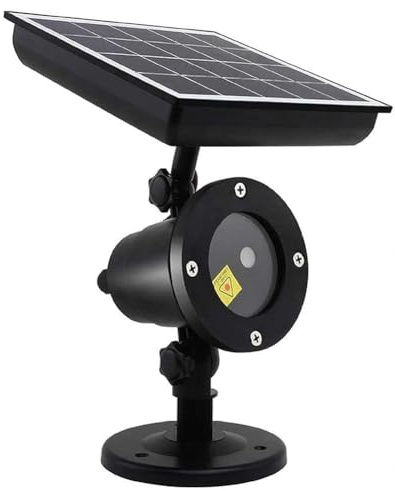 Proyector LED solar, IP65, resistente al agua, para césped, jardín, discoteca, decoración paisajística, iluminación exterior y navideña