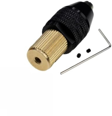 YJRKXG Electric Motor Shaft Drill Chuck Fixture Clamp Mini Quick Release Keyless Drill Bit Adapter 2.3-3.17mm Holder Clamp