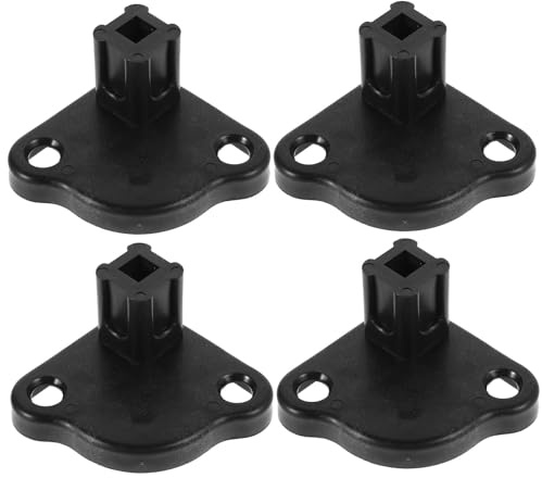 MAGICLULU Support de Tente Léger et Stable 4 Pièces pour Camping et Auvents Extérieurs, Accessoires Antidérapants Compatibles Camping-Cars, Bases Robustes et Portables pour Installation