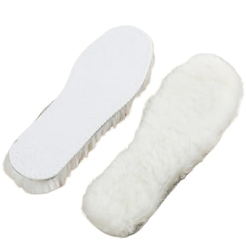 5 par inre ullsulor för män och kvinnor, håller dig varm, mjuk, tjock, kashmir, snöstövlar, skorkudde, vinter (Asian Sizes 38)