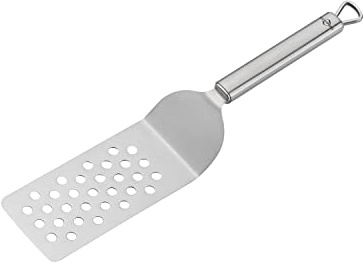 Küchenprofi 1210132800 Pfannenschaufel Parma, Edelstahl, silber, 3,8 x 6,4 x 27,9 cm | Wender aus rostfreiem Edelstahl, gelocht, für Fisch, Fleisch und Gemüse, spülmaschinenfest, 31 cm Gesamtlänge