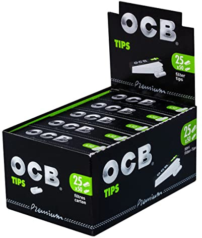 OCB Filtres en Carton Perforés (Lot de 50)