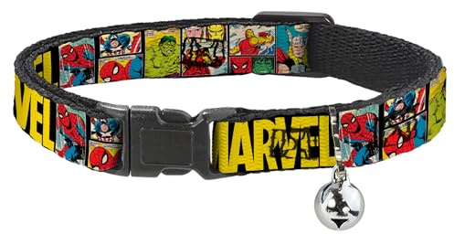Katzenhalsband Marvel Retro Comic Panels 20,32-30,5 cm breit