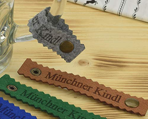 Henkelband 'Münchner Kindl' - Farbe wählbar - 1 Stück - Oktoberfest Maß Maßkrugband