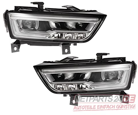 Johns, Scheinwerfer Satz Haupt SW passend für Audi Q3 ZKW LED Links Rec. ab 2015 o. LWR