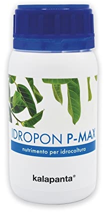 Kalapanta IDROPON P-MAX – Nutrimento Professionale per Idrocoltura | Formula Potenziata per Crescita Rapida delle Radici | Ideale per Serre Idroponiche | Confezione Singola