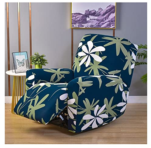 Copripoltrona 1 Posto con Braccioli Relax Reclinabile Universale Copri Poltrona Elasticizzato Lavabile Rimovibile Fodera per Poltrona Poltroncine Relax Copertura per Poltrona Elettrica Reclinabile ( C