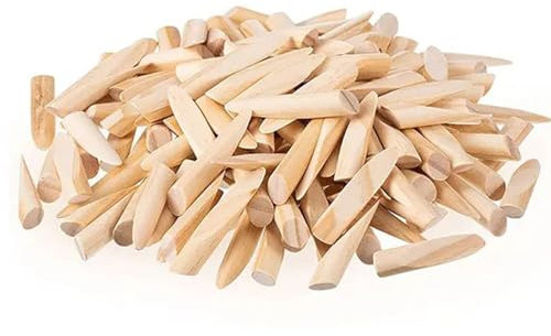 50 Pcs Solid Wood Pocket Hole Plugs Woodworking Screws Plugs Kit Wooden Dowels for Pocket Hole Jig Woodworking Tool