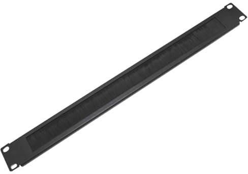 GAROZATION Disassembled Rack Black Cord Organizer with Tidy Brush for Office and Home Use Odorless Easy to Assemble Prevents Tripping Hazards for Desktop Cable Organization