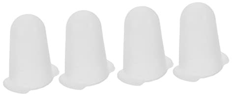 PRETYZOOM 2sets Cake Decorating Nozzle Covers Piping Tip Protectors Silicone Sleeves for Easy Cake Decorations 2pcs*2