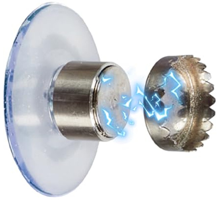 Portasapone magnetico – Portasapone da parete in acciaio inox, supporto magnetico per risparmiare sapone | Portasapone per lavello a parete, doccia, cucina, bagno, barra resistente alla ruggine