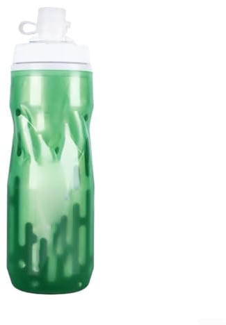 Borraccia termica per ciclismo, 610 ml, progettata per condizioni estreme (modello linea verde)