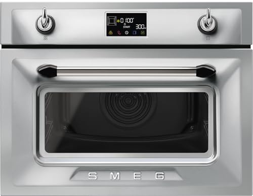 Smeg Micro-Ondes combiné SO4902M1X INOX