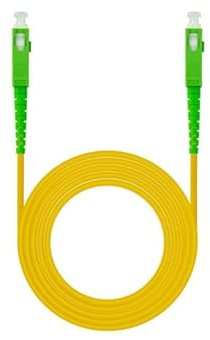 Watio Wave Cable de fibra óptica - cable simplex sc/apc a sc/apc, 5 m de longitud, material lszh, color amarillo, alta resistencia y velocidad*.*