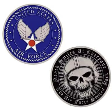 MINHBDER Monedas Conmemorativas De La Fuerza Aérea del Ejército, Monedas De Desafío, Insignia Militar Chapada En Cobre, Oro Y Plata, Monedas De Recuerdo, Regalos De Colección