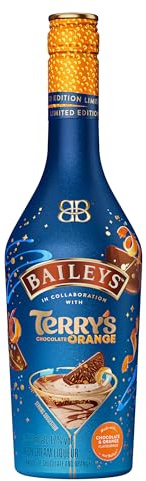Baileys x Terry’s Chocolate Orange Irish Cream Liqueur | Festive Gift | 17% vol | 50cl | Rich Chocolate & Hint of Orange Flavours | Enjoy Over Ice or in Cocktails