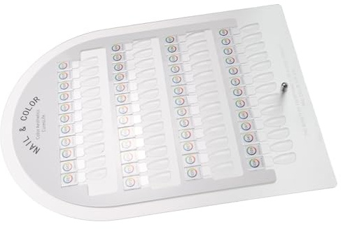 Mikinona Présentoir à Ongles Magnétique avec Emplacements Support Amovible pour Vernis à Ongles Présentoir pour Manucure et Salon