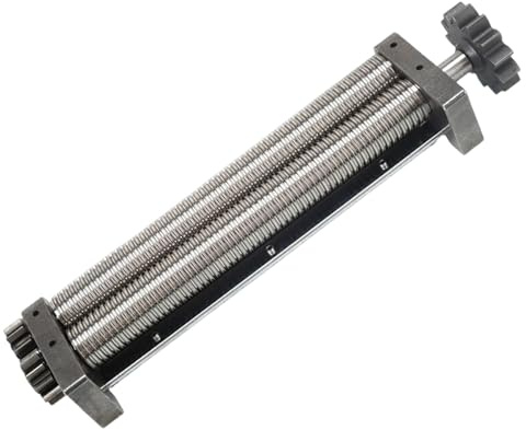 Macchina Per Pasta Elettrica, Sfogliatrice Professionale, 750W Motore Lama In Acciaio Inox Da 3/9 E Spessori Regolabili 0.1-20mm, Sfogliatrice Elettrica Macchina(1.8mm round knife)