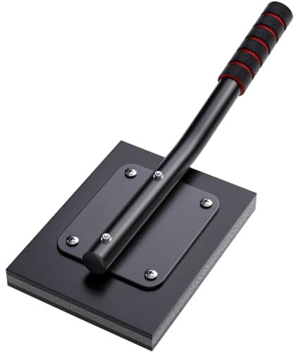 Taco de Golpeo sin Martillo para Suelos y Azulejos – Herramienta de Acero Resistente con Mango Suave Ergonómico – Sin Martillo Necesario para Laminado, Vinilo y Formatos Grandes – Previene Da Style A