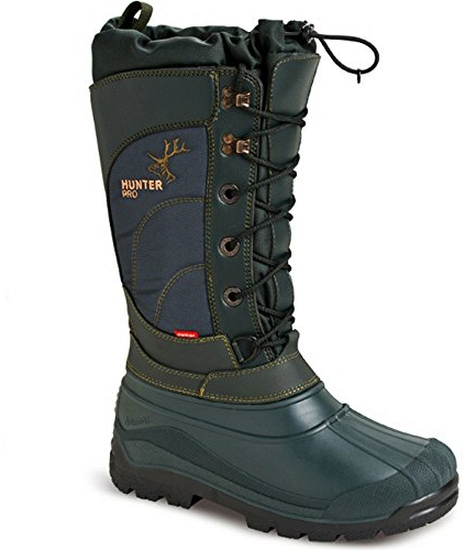 DEMAR Thermostiefel Jagdstiefel mit WOLLE gefüttert HUNTER PRO, Grün, 45 EU