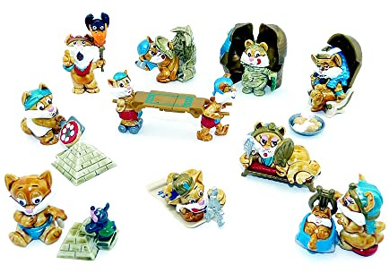 Kinder Überraschung, 10 Miezi Cats Figurensatz von 1998 (Komplettsatz)