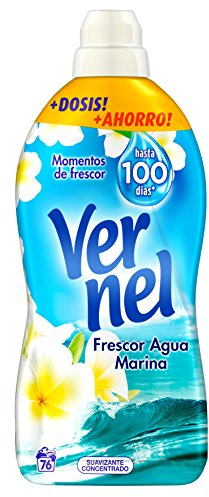 Vernel Weichspüler Konzentrat Meerwasser Waschmaschine 76 Dosierungen (1.748 l)