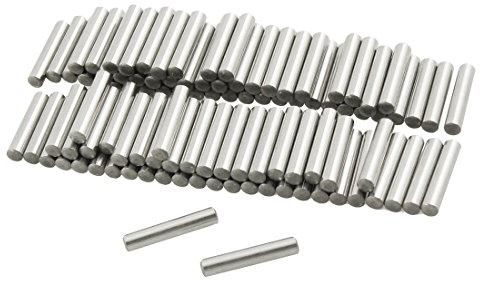 sourcing map 100Stk Zylinderstifte Passstift 2,9x15,8mm Edelstahl | Zylinderstift Bolzen Dowel Pins