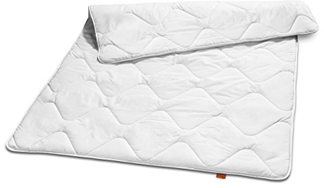 sleepling Bettdecke 135x200 cm, Sommerdecke, Sommerbettdecke leicht 135 x 200, Made in EU, Ökotex 100, Waschbar 60 Grad, 100% feine Mikrofaser, Basic 100