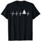 Segeln Herzschlag Heartbeat EKG T-Shirt - Segler Geschenk T-Shirt