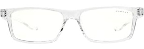 Gunnar Gaming and Computer Eyewear - Cruz Kids Large (age 8-12) -Frame Colour: Crystal, Lens Tint: Clear (Blocks 35% Blue Light & 100% UV Light) - Patented lens - Reduce eye strain & dryness