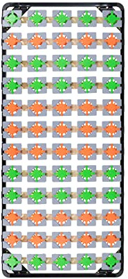 i-flair Tellerlattenrost 80x200 cm, Lattenrahmen Ergo IF57 mit Tellerfedern - für alle Matratzen und Betten geeignet