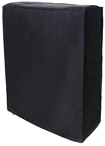 CHICIRIS Rollaway Bed Cover, Waterproof Folding Bed Storage Cover with Zipper, 40 L x 13 W x 41 H/33.5 L x 13 W x 42 H, Black(85 * 33 * 107cm)