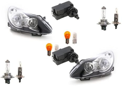 Johns, Scheinwerfer passend für Opel Corsa D 06-10 Leuc. Links Rechts inklu. Stellmotor