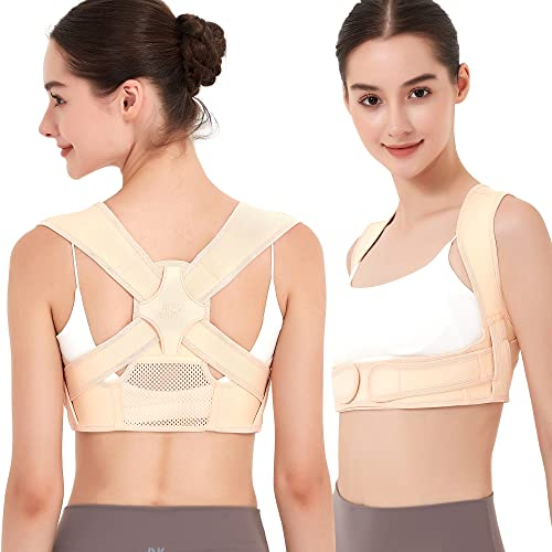 JMPOSE Posture Corrector for Back Support: Adjustable Shoulder Posture Brace for Men and Women (L/X-L)