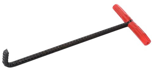 Operitacx Steel Drain Cover Lifting Hook T-Shaped Manhole Cover Lift Tool for Easy Cleaning