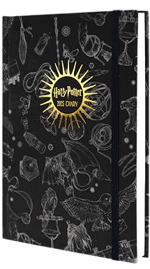Pyramid – Harry Potter Diary 2025, 14,5x21,5cm, täglicher Planer für Potterheads, Kalender für die tägliche Organisation