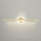 Riankh Lámpara LED for tocador de baño, lámpara con acabado dorado, lámpara de espejo, barra, aplique de pared lineal moderno, iluminación for espejo de tocador interior, lámparas de pared de maqui (