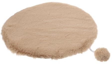 Supvox Warmes Katzenbett Kissen Schlafmatte Für Haustiere Runde Unterlage Komfortable Bodenpad Für Welpen Und Katzen Leicht Zu Transportieren