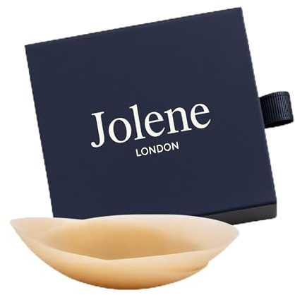 Jolene LONDON Reusable Silicone Nipple Covers — Invisible Ultra-Thin Adhesive Nipple Pasties for Women — Sweat-Resistant Breast Petals for Weddings and Everyday Wear — 4 Skin Tone Shades