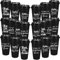 OJMHD 30 Pcs Thank You Gifts Plastic Coffee Cups with Lids, 470 ml Reusable Party Tumbler Bulk, Black Inspirational Drinking Mugs for Women Men Party Encouragement Appreciation Teamwork Staff Nurse
