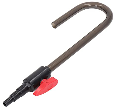 Aquarium Auto Water Aquarium Water Filler Tube Wall Mounted Automatic Top Off Water Refiller Pipe for 3/8 1/2 3/4 Hose Curved Hook Refiller is Mounted Ff Water Filler (Curved Hook (Bagged))