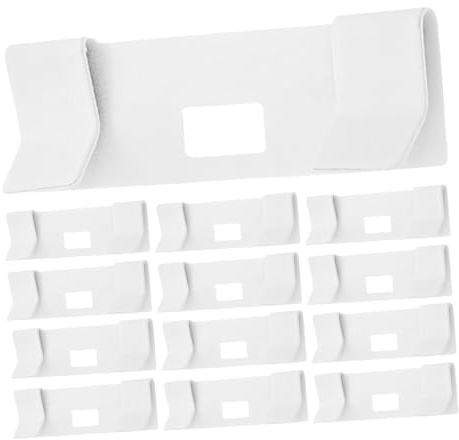 Homoyoyo Kit de Reparación para Persianas Verticales 24 Piezas Metálicas Plateadas Clips Resistentes para Lamas Fijadores Compatibles para Reparación y Reemplazo Ventanas Domésticas y