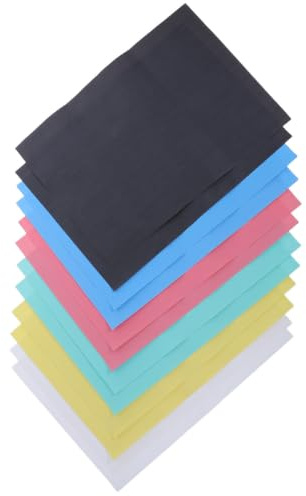 FUNOMOCYA 12 Ark Färgad Kolöverföringspapper Raderbar Torr Kopieringspapper för Handritning DIY Konst Hantverksmaterial för Canvas och Broderi Flerfärgad Överföringspapper