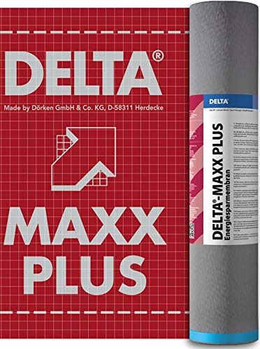 DÖRKEN DELTA Maxx Plus die Premium Unterdeck- und Unterspannbahn mit Selbstkleberändern ist die Lösung für hohe Ansprüche 50m x 1,50m