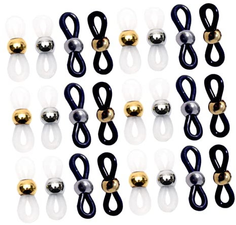 COLLBATH 40 Stück Brillenseilkettenzubehör Verstellbare Brillenband Brillenkette Aus Silikon Brillenhalterkette Brillenkordel Brillenhalter Brillenkette-accessoire